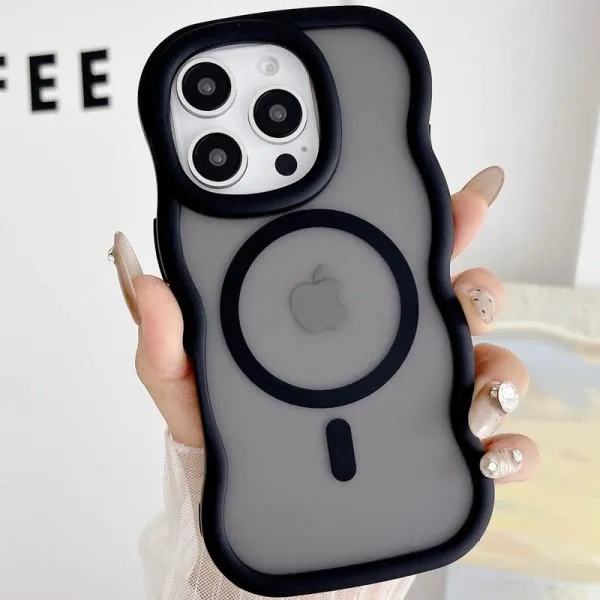 Чехол TPU+PC Undine with Magnetic Fit для Apple iPhone 16 Pro Max (6.9") — Черный — фото 3