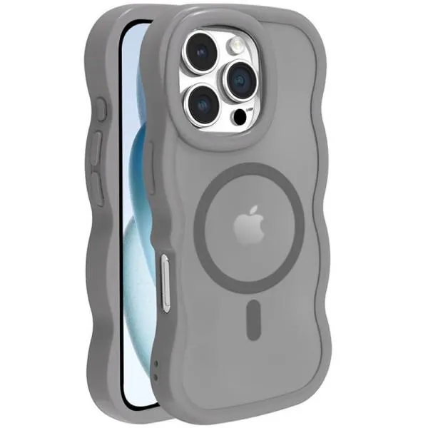 Чехол TPU+PC Undine with Magnetic Fit для Apple iPhone 16 Pro Max (6.9") — Серый — фото 1