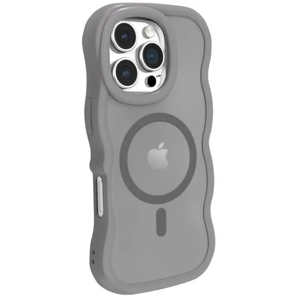 Чехол TPU+PC Undine with Magnetic Fit для Apple iPhone 16 Pro Max (6.9") — Серый — фото 2