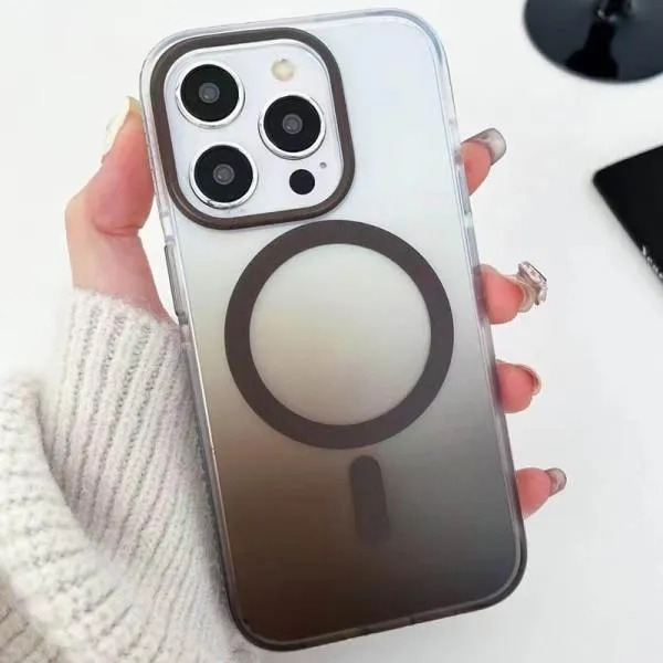 Чехол TPU+PC Phantom with Magnetic Fit для Apple iPhone 16 Pro Max (6.9") — Серый — фото 2