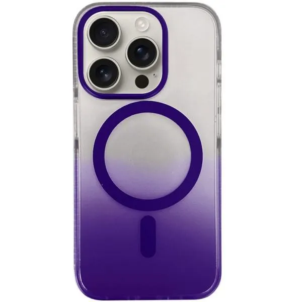 Чехол TPU+PC Phantom with Magnetic Fit для Apple iPhone 16 Pro Max (6.9") — Фиолетовый — фото 1