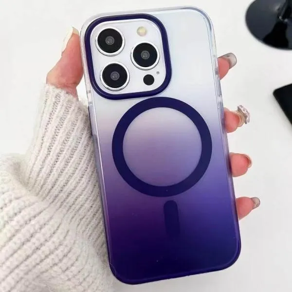 Чехол TPU+PC Phantom with Magnetic Fit для Apple iPhone 16 Pro Max (6.9") — Фиолетовый — фото 2