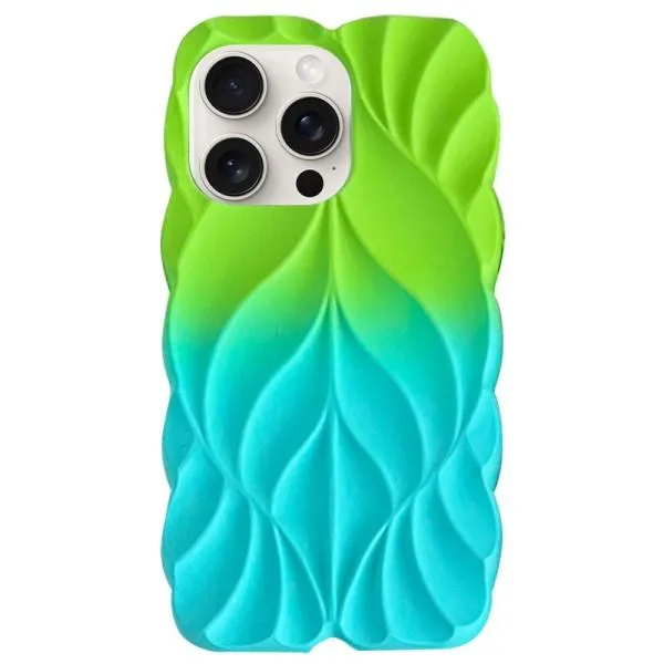 TPU чехол Leaf для Apple iPhone 16 Pro Max (6.9") — Зеленый — фото 1
