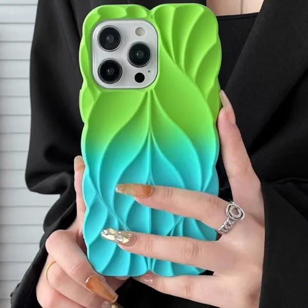 TPU чехол Leaf для Apple iPhone 16 Pro Max (6.9") — Зеленый — фото 2