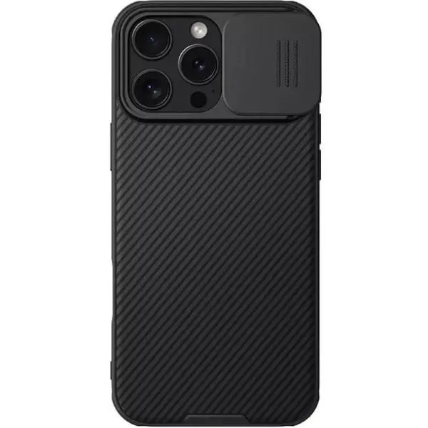 Карбонова накладка Nillkin CamShield Pro для Apple iPhone 16 Pro Max (6.9") — Чорний — фото 1 Карбонова накладка Nillkin CamShield Pro для Apple iPhone 16 Pro Max (6.9") — Чорний — фото 1