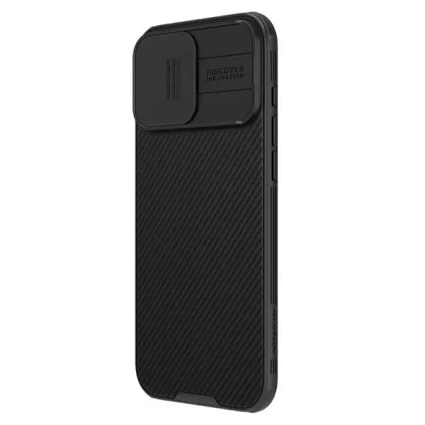 Карбонова накладка Nillkin CamShield Pro для Apple iPhone 16 Pro Max (6.9") — Чорний — фото 2 Карбонова накладка Nillkin CamShield Pro для Apple iPhone 16 Pro Max (6.9") — Чорний — фото 2