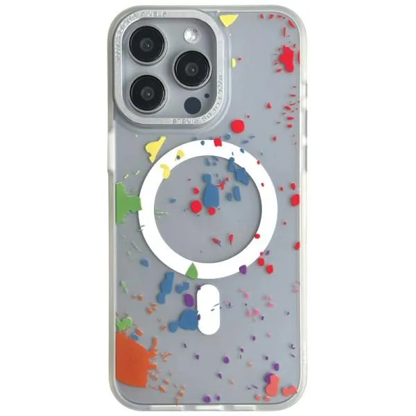 Чехол TPU+PC Flush with Magnetic Fit для Apple iPhone 16 Pro Max (6.9") — Белый Чехол TPU+PC Flush with Magnetic Fit для Apple iPhone 16 Pro Max (6.9") — Белый
