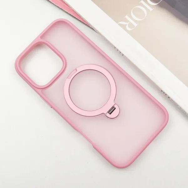 Чехол Ummi Colorful with Magnetic Fit HQ Ring для Apple iPhone 16 Pro Max (6.9") — Розовый — фото 2 Чехол Ummi Colorful with Magnetic Fit HQ Ring для Apple iPhone 16 Pro Max (6.9") — Розовый — фото 2