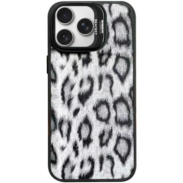 Чехол TPU+PC Wild Leopard with Magnetic Fit для Apple iPhone 16 Pro Max (6.9") — Черный — фото 1