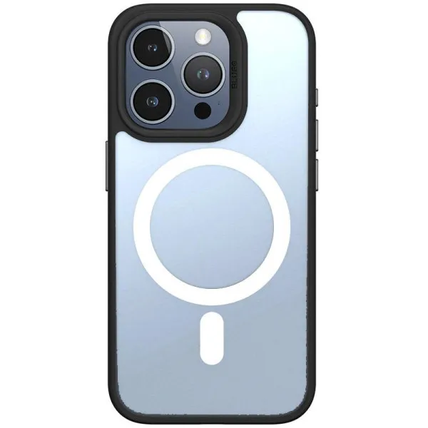 TPU+PC чехол Blueo Skin Friendly Frosted with Magnetic Fit для Apple iPhone 16 Pro Max (6.9") — Черный — фото 1 TPU+PC чехол Blueo Skin Friendly Frosted with Magnetic Fit для Apple iPhone 16 Pro Max (6.9") — Черный — фото 1