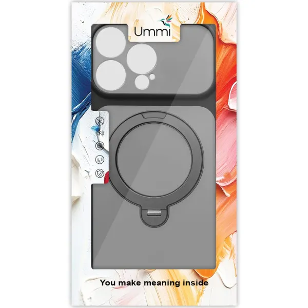 Чохол Ummi Full Camera with Magnetic Fit HQ Ring для Apple iPhone 16 Pro Max (6.9") — Чорний — фото 5 Чохол Ummi Full Camera with Magnetic Fit HQ Ring для Apple iPhone 16 Pro Max (6.9") — Чорний — фото 5
