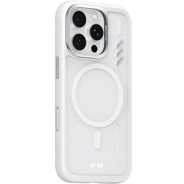 TPU+PC чохол Blueo Frosted Heat Dissip. with MagSafe для Apple iPhone 16 Pro Max (6.9") — Білий — фото 1 TPU+PC чохол Blueo Frosted Heat Dissip. with MagSafe для Apple iPhone 16 Pro Max (6.9") — Білий — фото 1