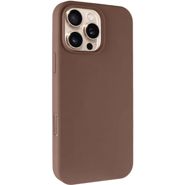 Чехол Silk Full Protective (AA) NO LOGO для Apple iPhone 16 Pro Max (6.9") — Коричневый — фото 1 Чехол Silk Full Protective (AA) NO LOGO для Apple iPhone 16 Pro Max (6.9") — Коричневый — фото 1