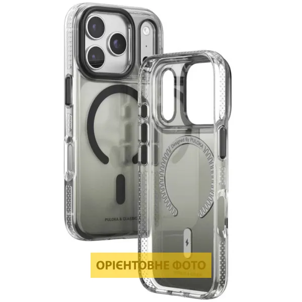 Чехол TPU+PC Puloka Resplendent with Magnetic Fit для Apple iPhone 16 Pro Max (6.9") — Черный — фото 2 Чехол TPU+PC Puloka Resplendent with Magnetic Fit для Apple iPhone 16 Pro Max (6.9") — Черный — фото 2