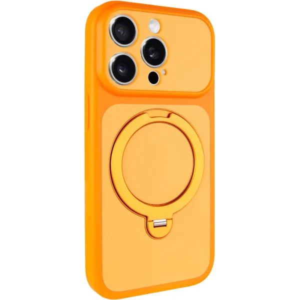 Чехол Ummi Full Camera with Magnetic Fit HQ Ring для Apple iPhone 16 Pro Max (6.9") — Оранжевый — фото 1 Чехол Ummi Full Camera with Magnetic Fit HQ Ring для Apple iPhone 16 Pro Max (6.9") — Оранжевый — фото 1