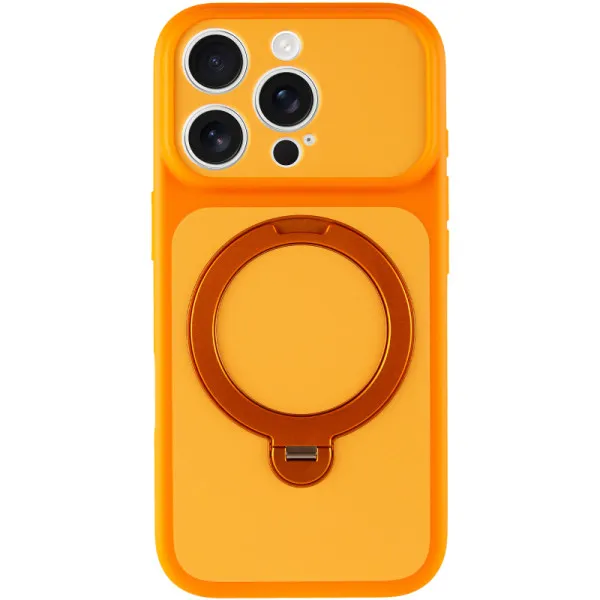 Чехол Ummi Full Camera with Magnetic Fit HQ Ring для Apple iPhone 16 Pro Max (6.9") — Оранжевый — фото 2 Чехол Ummi Full Camera with Magnetic Fit HQ Ring для Apple iPhone 16 Pro Max (6.9") — Оранжевый — фото 2
