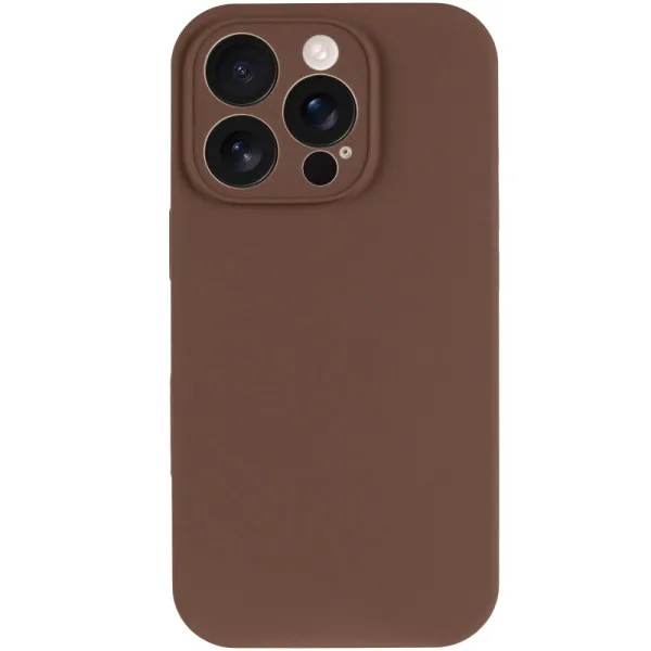 Чохол Silk Full Camera Protective (AA) NO LOGO для Apple iPhone 16 Pro Max (6.9") — Коричневий — фото 2 Чохол Silk Full Camera Protective (AA) NO LOGO для Apple iPhone 16 Pro Max (6.9") — Коричневий — фото 2