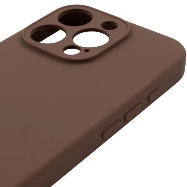 Чохол Silk Full Camera Protective (AA) NO LOGO для Apple iPhone 16 Pro Max (6.9") — Коричневий — фото 4 Чохол Silk Full Camera Protective (AA) NO LOGO для Apple iPhone 16 Pro Max (6.9") — Коричневий — фото 4
