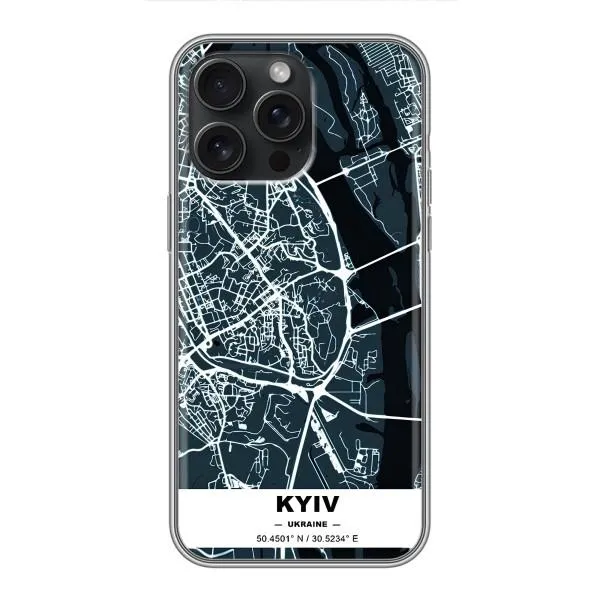 Чехол с принтом «Киев» для iPhone 16 Pro Max