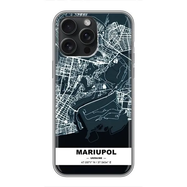 Чехол с принтом «Мариуполь» для iPhone 16 Pro Max
