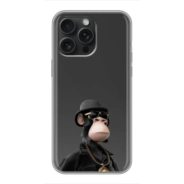 Чехол с принтом «Обезьяна NFT» для iPhone 16 Pro Max