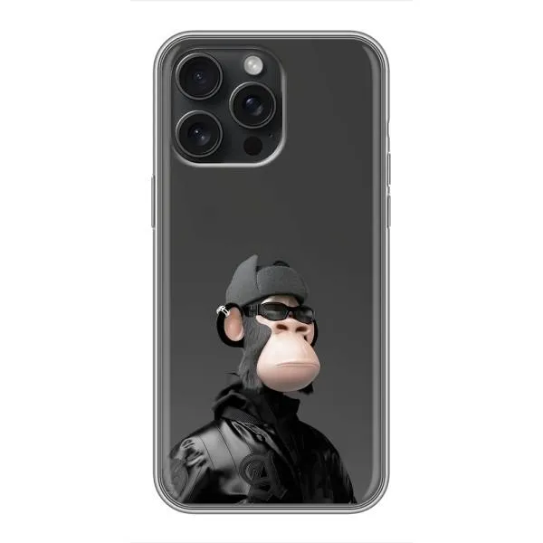 Чехол с принтом «стильная обезьяна NFT» для iPhone 16 Pro Max