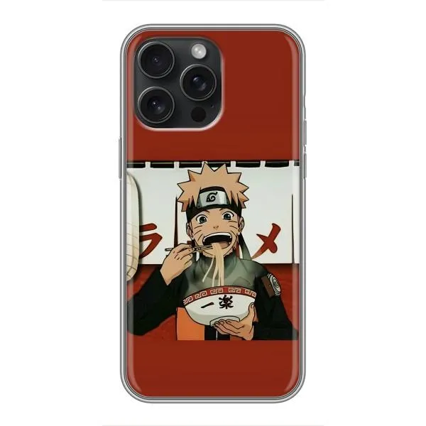 Чехол с принтом «Наруто с лапшой» для iPhone 16 Pro Max Чехол с принтом «Наруто с лапшой» для iPhone 16 Pro Max