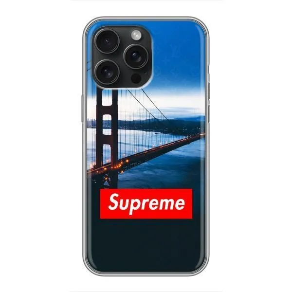 Чехол с принтом «Стиль Supreme» для iPhone 16 Pro Max Чехол с принтом «Стиль Supreme» для iPhone 16 Pro Max