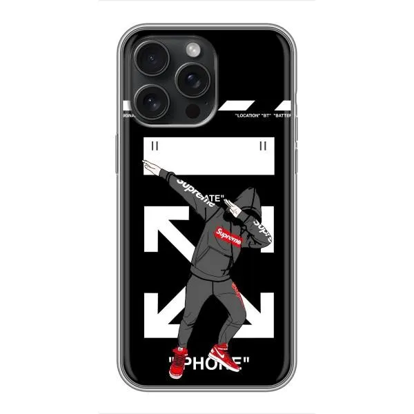 Чехол с принтом «Суприм» для iPhone 16 Pro Max Чехол с принтом «Суприм» для iPhone 16 Pro Max