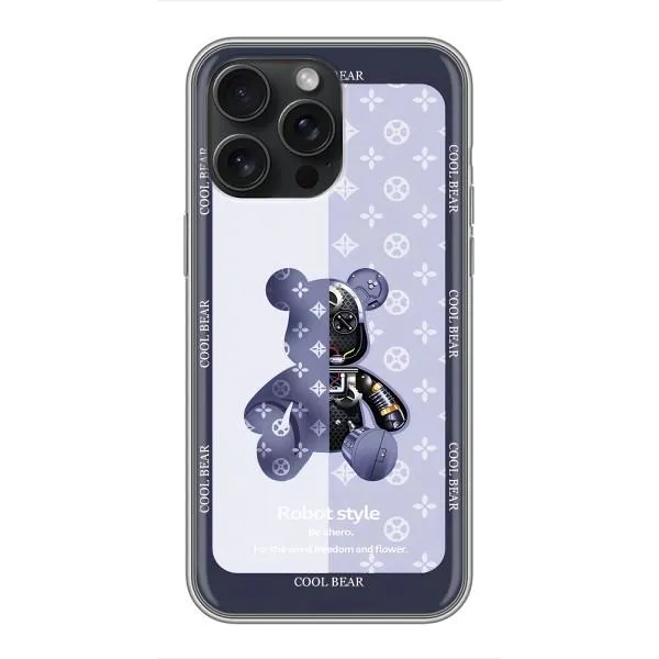 Чехол с принтом «Медвежонок LV» для iPhone 16 Pro Max Чехол с принтом «Медвежонок LV» для iPhone 16 Pro Max
