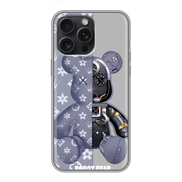 Чехол с принтом «Робот Мишка» для iPhone 16 Pro Max Чехол с принтом «Робот Мишка» для iPhone 16 Pro Max