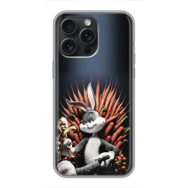 Чехол с принтом «Король Кролик» для iPhone 16 Pro Max
