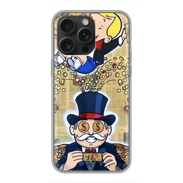 Чехол с принтом «Монополия Мен» для iPhone 16 Pro Max