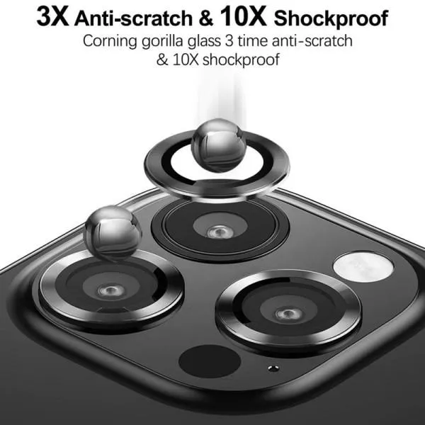Защитное стекло Metal Classic на камеру (в упак.) для Apple iPhone 16 Pro (6.3") / 16 Pro Max (6.9") — Черный — фото 5 Защитное стекло Metal Classic на камеру (в упак.) для Apple iPhone 16 Pro (6.3") / 16 Pro Max (6.9") — Черный — фото 5