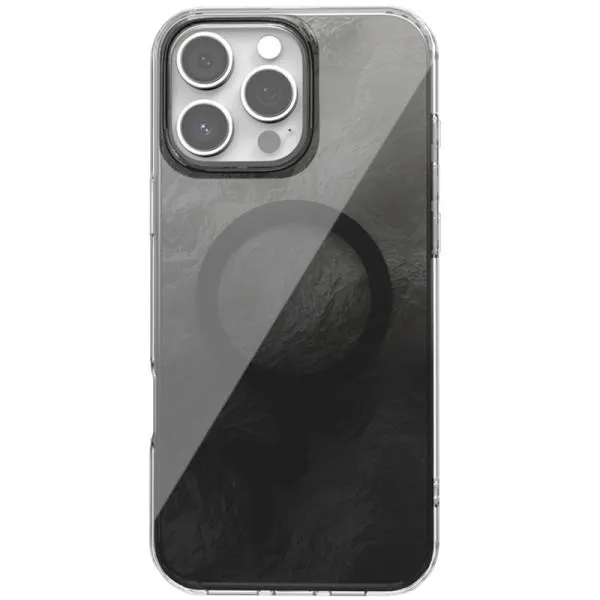 Чехол TPU Shiny Mountain Magnetic Fit для Apple iPhone 16 Pro (6.3") — Черный — фото 1