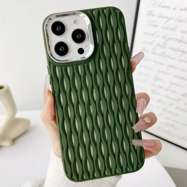 Чехол TPU Ribbio для Apple iPhone 16 Pro (6.3") — Зеленый — фото 2