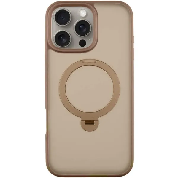 Чехол Ummi Colorful with Magnetic Fit HQ Ring для Apple iPhone 16 Pro (6.3") — Rose Gold