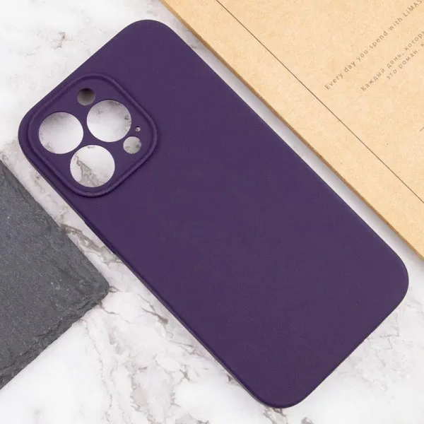 Чехол Silk Full Camera Protective (AA) NO LOGO для Apple iPhone 16 Pro (6.3") — Фиолетовый — фото 3