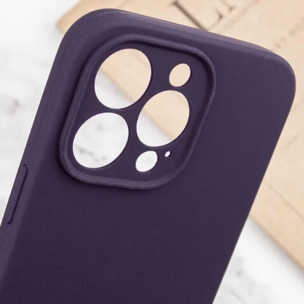 Чехол Silk Full Camera Protective (AA) NO LOGO для Apple iPhone 16 Pro (6.3") — Фиолетовый — фото 4