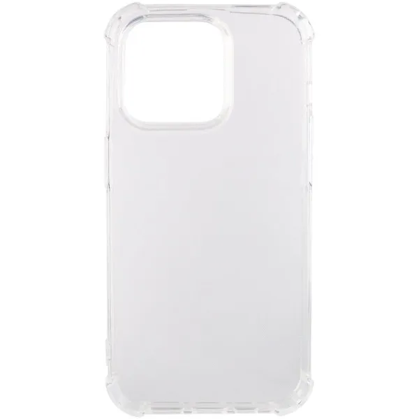 TPU чохол GETMAN Ease logo посилені кути для Apple iPhone 16 Pro (6.3") — Прозорий — фото 1 TPU чохол GETMAN Ease logo посилені кути для Apple iPhone 16 Pro (6.3") — Прозорий — фото 1
