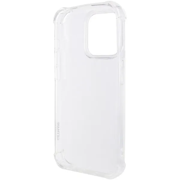 TPU чохол GETMAN Ease logo посилені кути для Apple iPhone 16 Pro (6.3") — Прозорий — фото 5 TPU чохол GETMAN Ease logo посилені кути для Apple iPhone 16 Pro (6.3") — Прозорий — фото 5