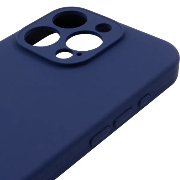 Чехол Silk Full Camera Protective (AA) NO LOGO для Apple iPhone 16 Pro (6.3") — Синий — фото 4