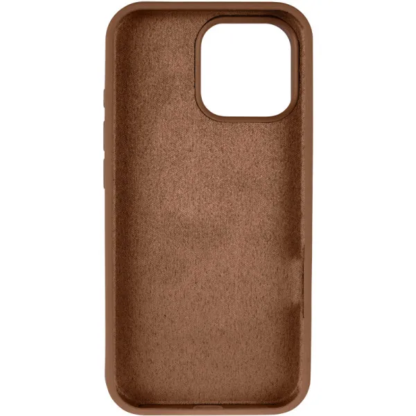 Чехол Silk Full Protective (AA) NO LOGO для Apple iPhone 16 Pro (6.3") — Коричневый — фото 3