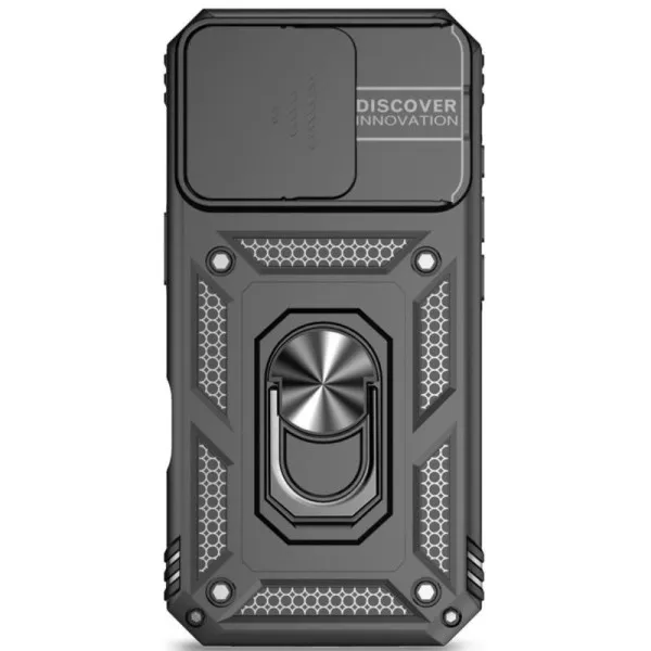 Чехол Ummi Camshield Serge Ring для Apple iPhone 16 Pro (6.3") — Черный — фото 2