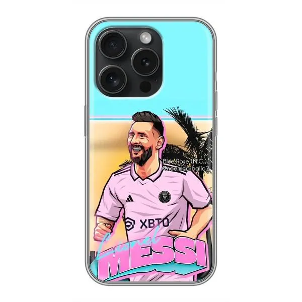 Чехол с принтом «Майами Месси» для iPhone 16 Pro Чехол с принтом «Майами Месси» для iPhone 16 Pro