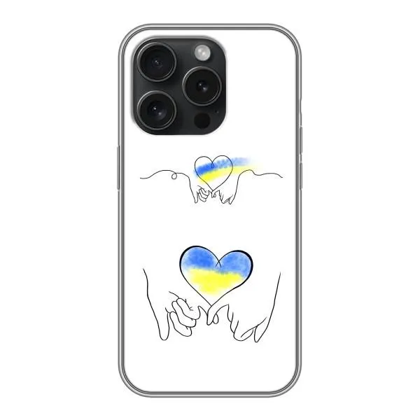 Чехол с принтом «Мир Украине» для iPhone 16 Pro Чехол с принтом «Мир Украине» для iPhone 16 Pro