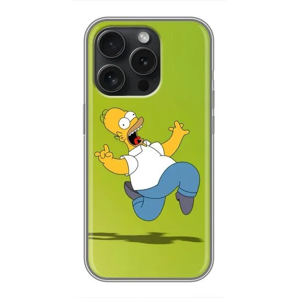 Чехол с принтом «Гомер Симпсон» для iPhone 16 Pro
