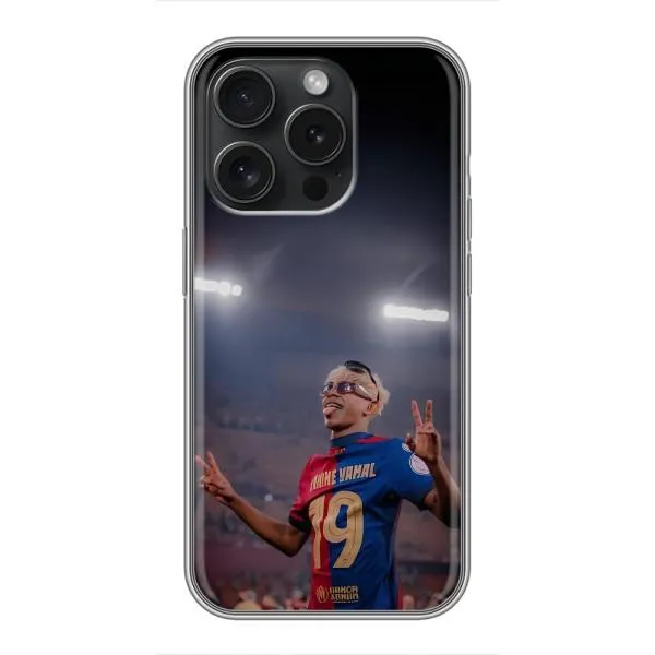 Чехол с принтом «Ямаль на стадионе» для iPhone 16 Pro Чехол с принтом «Ямаль на стадионе» для iPhone 16 Pro