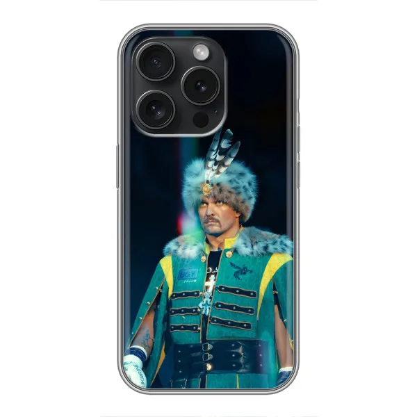 Чехол с принтом «Усик Гетман» для iPhone 16 Pro