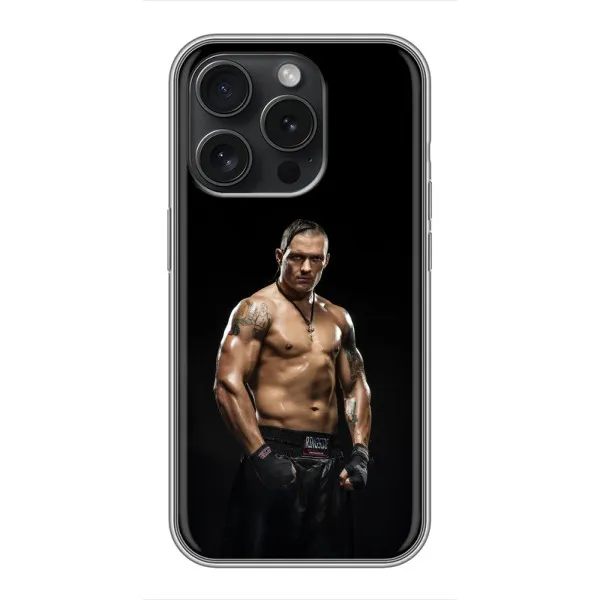 Чехол с принтом «Чемпион Александр Усик» для iPhone 16 Pro